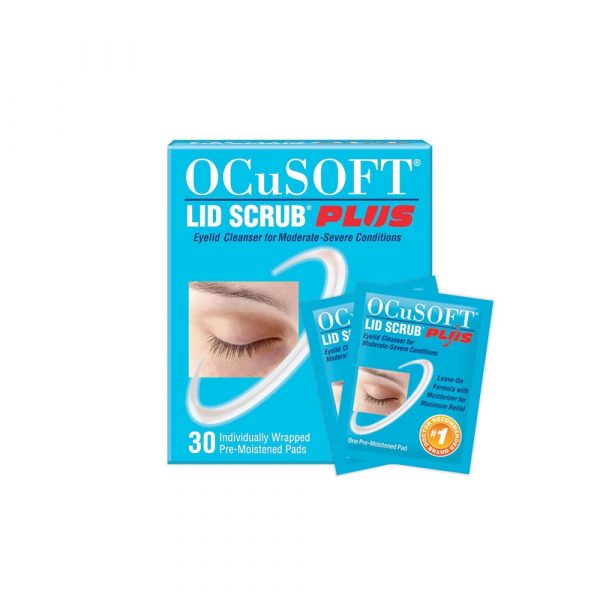 Ocusoft Lid Scrub Plus Pre-Moistened Pads – 30 Ct